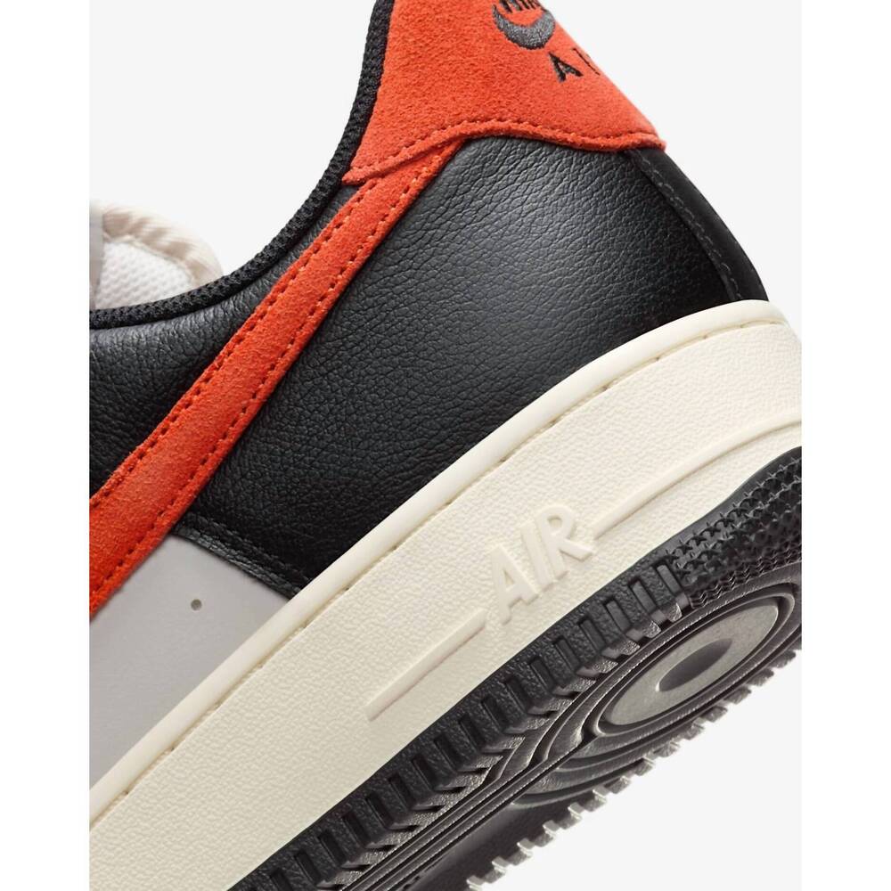 NEW NIKE men's air force 1 '07 lv8 shoes in black phantom pale ivory vintage cor - Picture 7 of 9